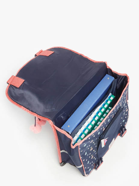 Boekentas 1 Compartiment Milky kiss Blauw fantasy fables 3700523 ander zicht 3